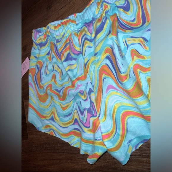 NWT Target Wild Fable Aqua/Orange Swirl Shorts - Picture 5 of 5